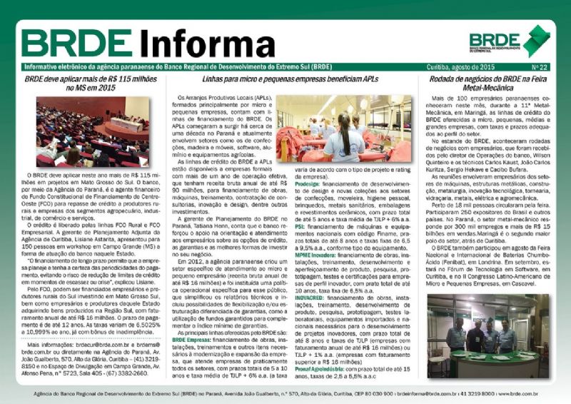 BRDE Informa