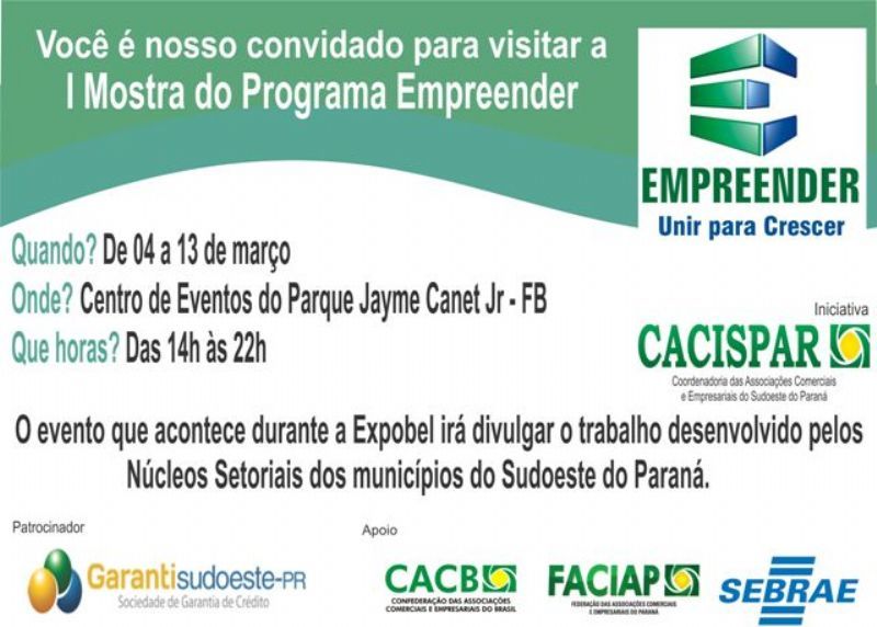 I Mostra do Empreender
