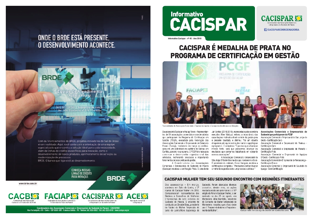 INFORMATIVO CACISPAR N° 45