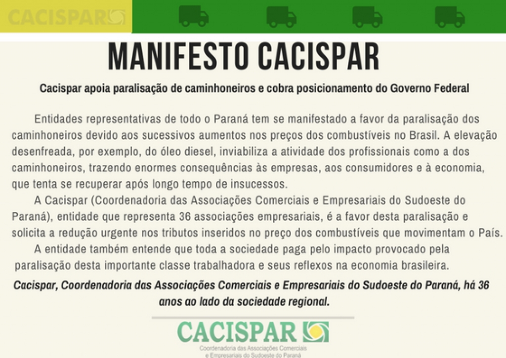 MANIFESTO CACISPAR