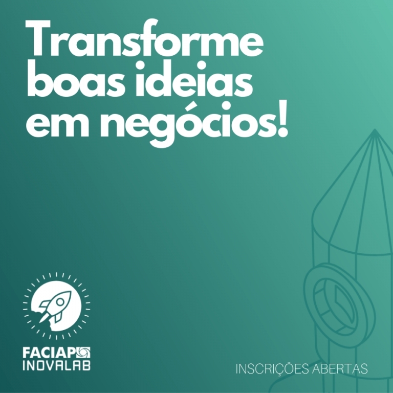 AS INSCRIÇÕES ESTÃO ABERTAS